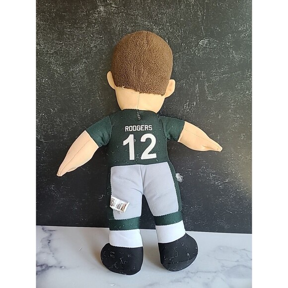 #12 Aaron Rodgers Plush Green Bay Packers Bleacher Creatures 2014 NFL   (A) - Picture 5 of 10